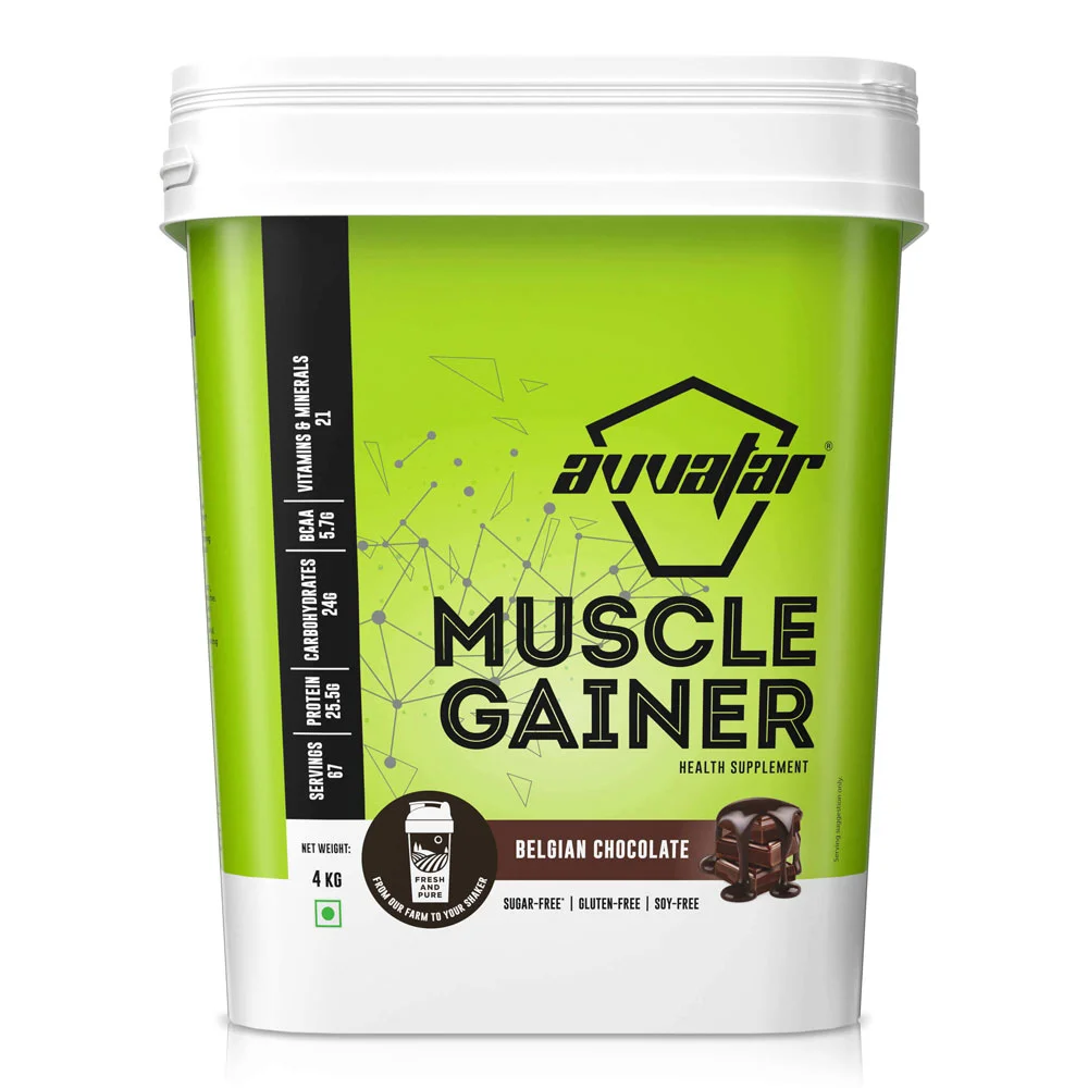 Avvatar Muscle Gainer Green 4KG